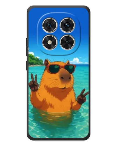 Чохол для Xiaomi Poco M8 Pro з картинкою «Морська капібара» Чохол для Xiaomi Poco M8 Pro з картинкою «Морська капібара»