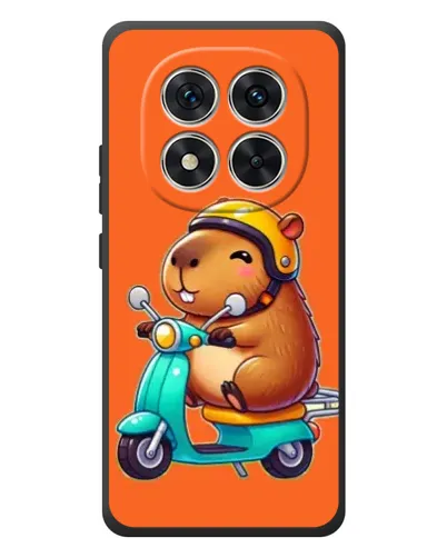 Чохол для Xiaomi Poco M8 Pro з картинкою «Капібара на скутері» Чохол для Xiaomi Poco M8 Pro з картинкою «Капібара на скутері»