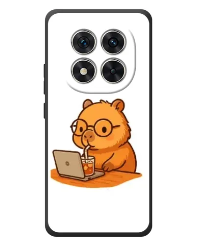 Чохол для Xiaomi Poco M8 Pro з картинкою «Капібара з ноутбуком» Чохол для Xiaomi Poco M8 Pro з картинкою «Капібара з ноутбуком»