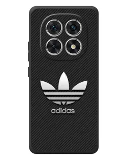 Чехол для Xiaomi Poco M8 с картинкой «Adidas Карбоновая текстура»