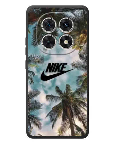 Чехол для Xiaomi Poco M8 с картинкой «Тропический принт Nike» Чехол для Xiaomi Poco M8 с картинкой «Тропический принт Nike»