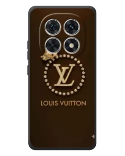 Чехол для Xiaomi Poco M8 с картинкой «LV — золотая печать»