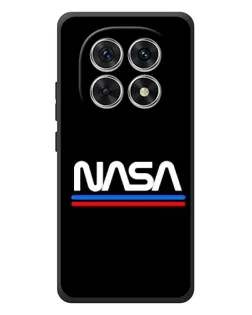 Чехол для Xiaomi Poco M8 с картинкой «NASA — классика Red Blue»