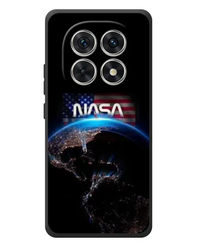 Чехол для Xiaomi Poco M8 с картинкой «Земля из космоса NASA»