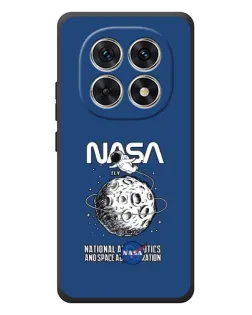 Чехол для Xiaomi Poco M8 с картинкой «NASA — лунная миссия»