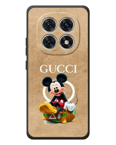 Чехол для Xiaomi Poco M8 с картинкой «Микки Маус Gucci — крафт»
