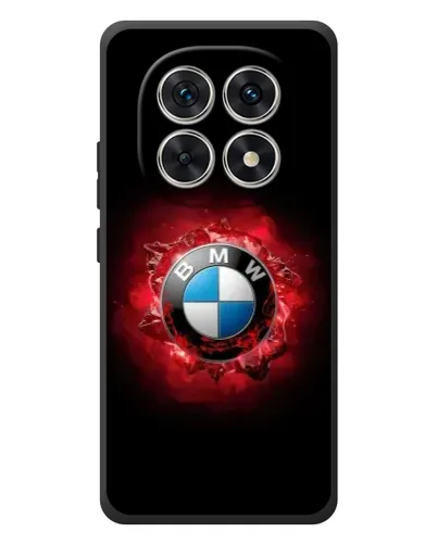 Чехол для Xiaomi Poco M8 с картинкой «Логотип BMW — вспышка»