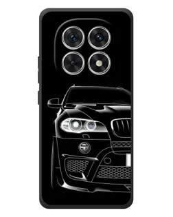 Чехол для Xiaomi Poco M8 с картинкой «Темный силуэт BMW»