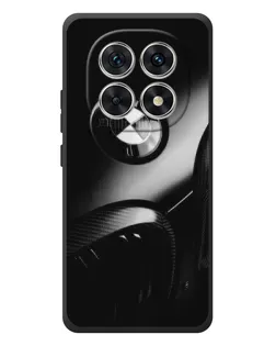 Чехол для Xiaomi Poco M8 с картинкой «Эмблема BMW — макро»