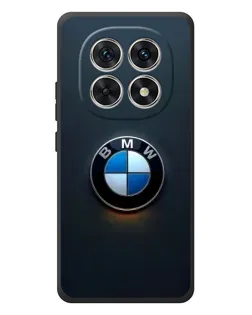 Чехол для Xiaomi Poco M8 с картинкой «Логотип BMW — минимализм»
