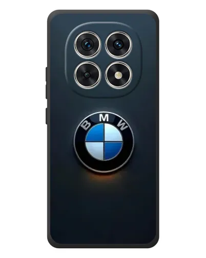 Чехол для Xiaomi Poco M8 с картинкой «Логотип BMW — минимализм»