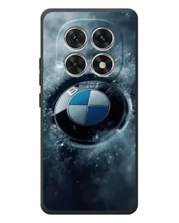 Чехол для Xiaomi Poco M8 с картинкой «Логотип BMW — лед»