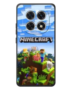 Чехол для Xiaomi Poco M8 с картинкой «Minecraft классический мир»