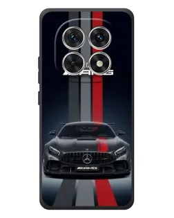 Чохол для Xiaomi Poco M8 з картинкою «Mercedes — білий карбон»