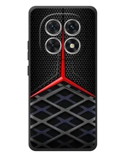 Чехол для Xiaomi Poco M8 с картинкой «Mercedes Carbon Grid»