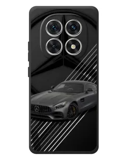 Чехол для Xiaomi Poco M8 с картинкой «Mercedes AMG — графика»