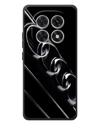 Чохол для Xiaomi Poco M8 з картинкою «Audi — абстрактні кільця»