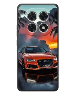 Чохол для Xiaomi Poco M8 з картинкою «Audi — захід сонця»
