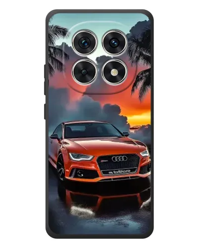 Чохол для Xiaomi Poco M8 з картинкою «Audi — захід сонця»