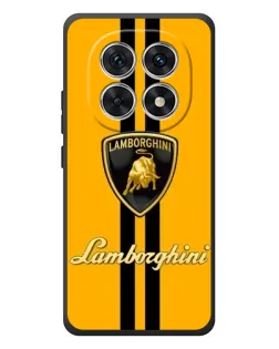 Чохол для Xiaomi Poco M8 з картинкою «Lamborghini Stripe жовтий»