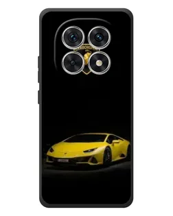 Чохол для Xiaomi Poco M8 з картинкою «Lamborghini жовтий акцент»