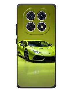 Чохол для Xiaomi Poco M8 з картинкою «Салатовий Lamborghini Huracan»
