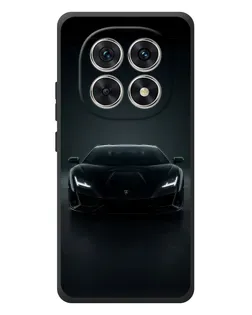 Чохол для Xiaomi Poco M8 з картинкою «Чорний Lamborghini Aventador»