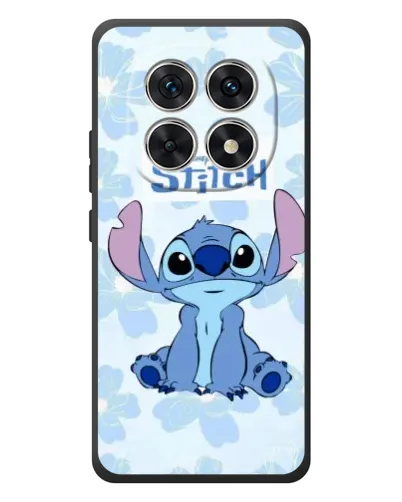 Чехол для Xiaomi Poco M8 с картинкой «Stitch среди цветов»