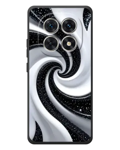 Чехол для Xiaomi Poco M8 с картинкой «Черно-белая спираль» Чехол для Xiaomi Poco M8 с картинкой «Черно-белая спираль»