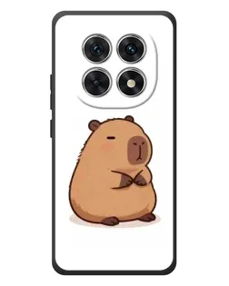 Чехол для Xiaomi Poco M8 с картинкой «Толстенькая капибара»