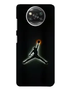 Чехол для Xiaomi POCO X3 Pro с картинкой «Jordan Gradient Logo»