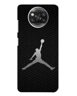 Чехол для Xiaomi POCO X3 Pro с картинкой «Jordan Dark Carbon»