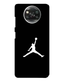 Чехол для Xiaomi POCO X3 Pro с картинкой «Jordan Silhouette»