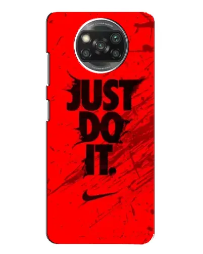 Чехол для Xiaomi POCO X3 Pro с картинкой «Nike Just Do It» Чехол для Xiaomi POCO X3 Pro с картинкой «Nike Just Do It»