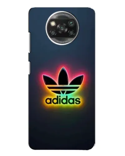 Чехол для Xiaomi POCO X3 Pro с картинкой «Неоновый Adidas»