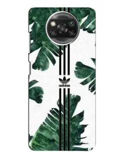 Чехол для Xiaomi POCO X3 Pro с картинкой «Пальмовые листья адидас»