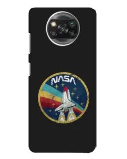Чехол для Xiaomi POCO X3 Pro с картинкой «NASA — эмблема миссии»