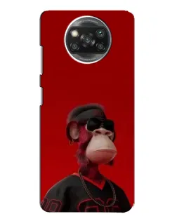 Чохол для Xiaomi POCO X3 Pro з картинкою «Bored Ape в червоному» Чохол для Xiaomi POCO X3 Pro з картинкою «Bored Ape в червоному»