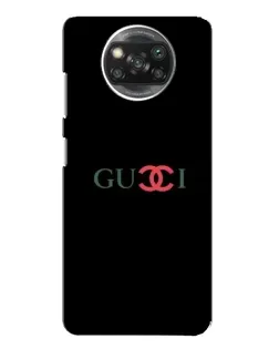 Чехол для Xiaomi POCO X3 Pro с картинкой «Gucci — красный градиент»