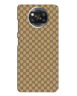 Чехол для Xiaomi POCO X3 Pro с картинкой «Gucci — классический беж»
