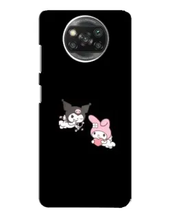 Чехол для Xiaomi POCO X3 Pro с картинкой «My Melody и Kuromi» Чехол для Xiaomi POCO X3 Pro с картинкой «My Melody и Kuromi»
