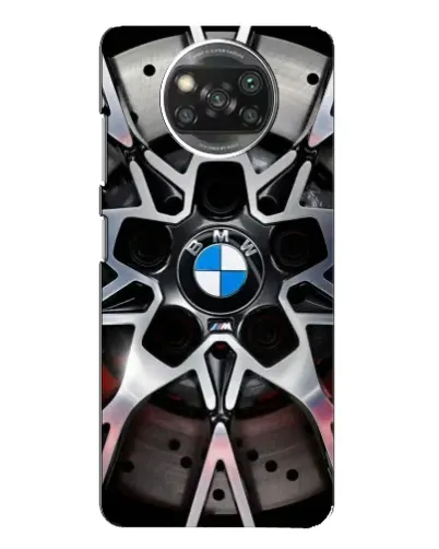 Чехол для Xiaomi POCO X3 Pro с картинкой «BMW — деталь диска»