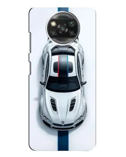 Чехол для Xiaomi POCO X3 Pro с картинкой «Вид сверху — BMW M»