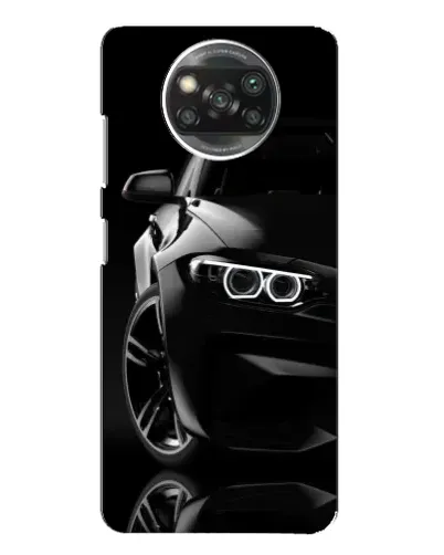Чехол для Xiaomi POCO X3 Pro с картинкой «Черная BMW — профиль» Чехол для Xiaomi POCO X3 Pro с картинкой «Черная BMW — профиль»
