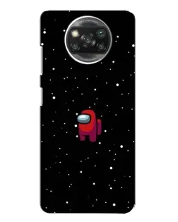 Чехол для Xiaomi POCO X3 Pro с картинкой «Красный Among Us»