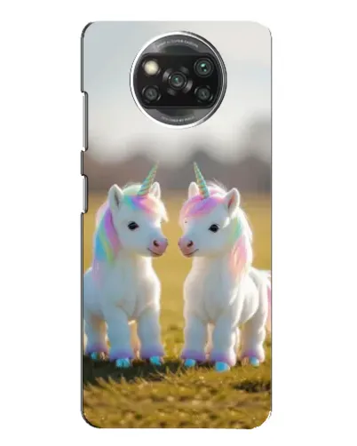 Чехол для Xiaomi POCO X3 Pro с картинкой «Пара единорогов» Чехол для Xiaomi POCO X3 Pro с картинкой «Пара единорогов»