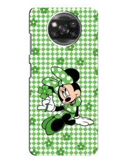 Чехол для Xiaomi POCO X3 Pro с картинкой «Mickey в клетку»