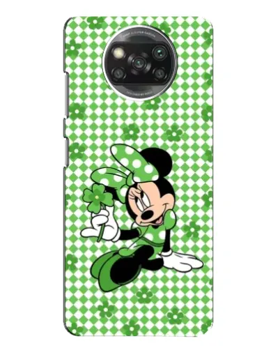 Чехол для Xiaomi POCO X3 Pro с картинкой «Mickey в клетку»