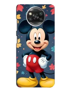 Чехол для Xiaomi POCO X3 Pro с картинкой «Осенний Mickey Mouse»
