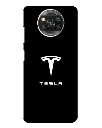 Чехол для Xiaomi POCO X3 Pro с картинкой «Tesla White Logo» Чехол для Xiaomi POCO X3 Pro с картинкой «Tesla White Logo»